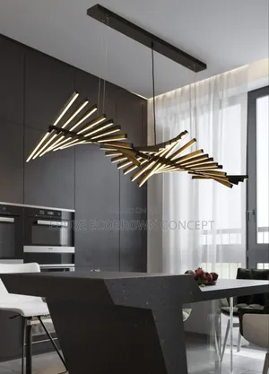 Latest Living Room Led Pendant Lights Fishbone Design Dinning Room,Bar