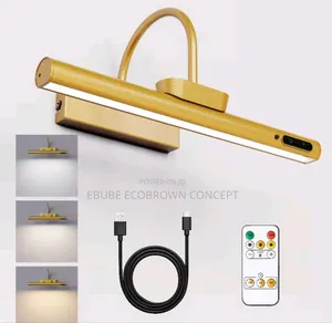 Rechargeable Wireless Remote Control Mirror Light Wall Lamp