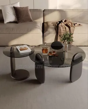 Modern Glass Top Center Table