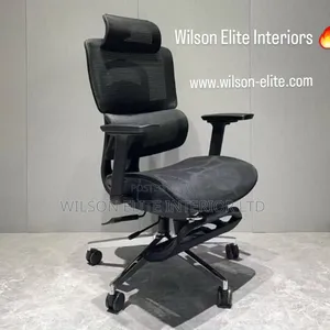 Ergonomic Executive Office Chair With Footrest