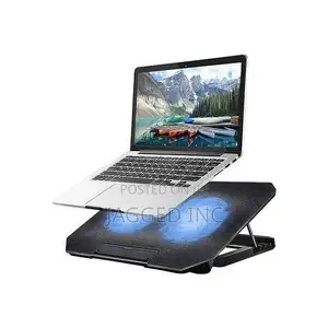 Q100 2-Fan Laptop Cooling Stand 6-Level Adjustable Laptop Cooling