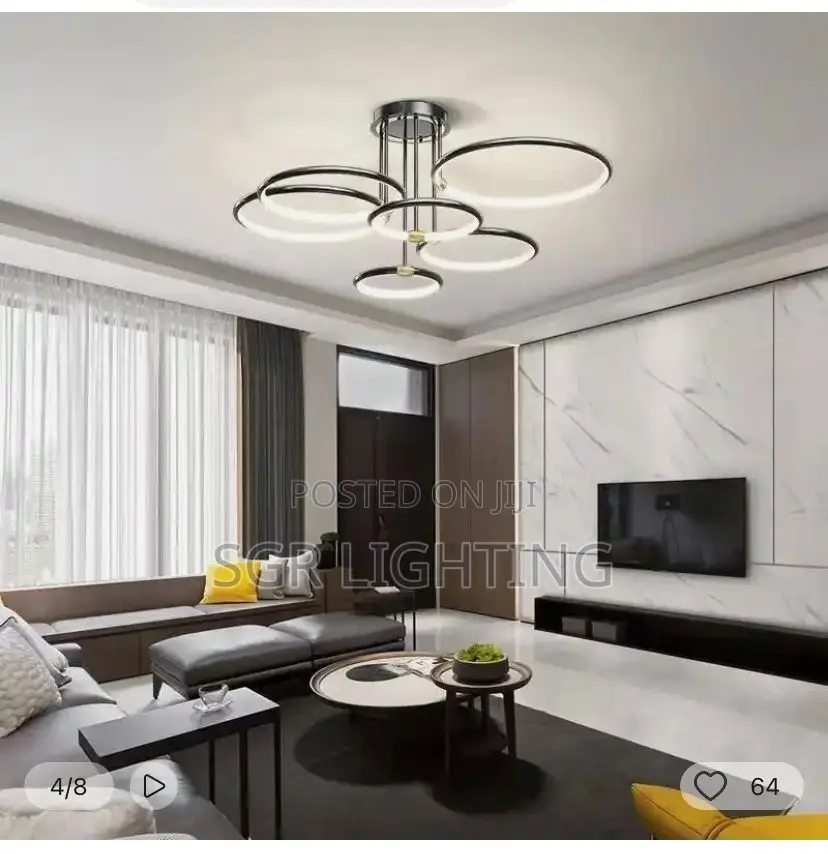 Luxury Ring Led Ceiling Lamp
