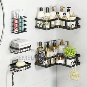 5pcs Multi-Purpose Modern Wall Mounted Conner Caddy