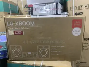 Lg Cj44 480w Xboom Music System With Karaoke Input