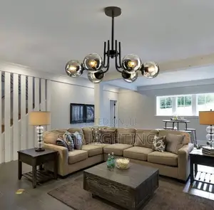 Nordic Glass Lampshade Chandelier Modern Led Pendant Lamp