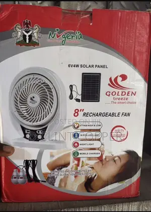 Golden Breeze Solar Fan