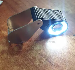 Rechargeable Uv / Led Flashlight Hand Lens With Case