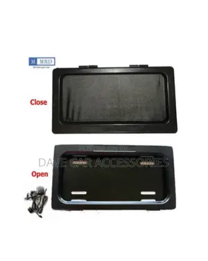 Remote Control Plate Number Cover