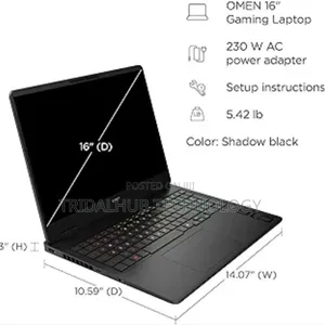 New Laptop HP Omen 16 16GB Intel Core Ultra 7 SSD 1T