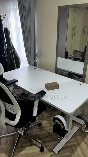 Electric Adjustable Standing Desk,1.2 Meter With Butterfly Mesh Chair