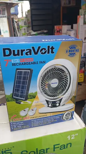 Duravolt Rechargeable Fan