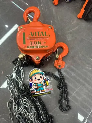 Vital 1 Ton Chain Block – Heavy Duty Manual Chain Hoist
