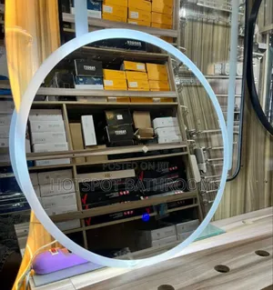 Modern Oval Led Bathroom Mirror With Touch Sensor