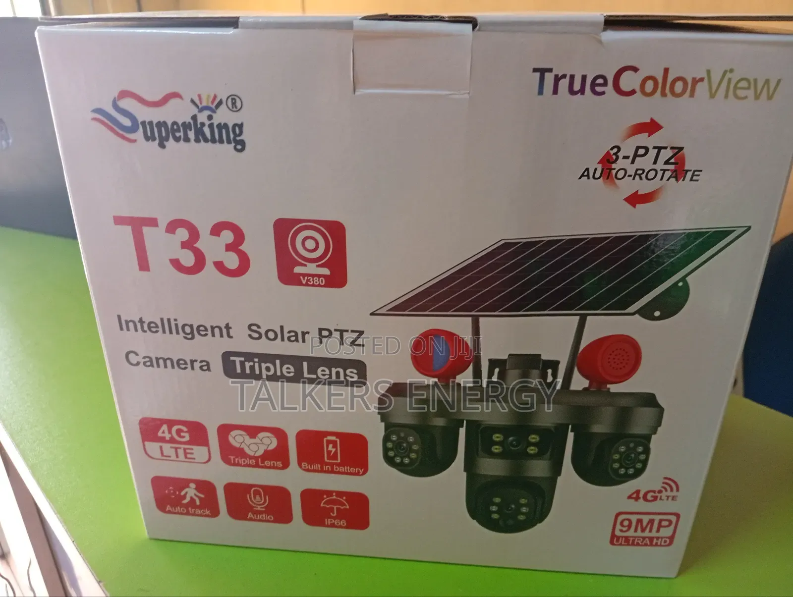 Smart Solar Camera 3 Lenses