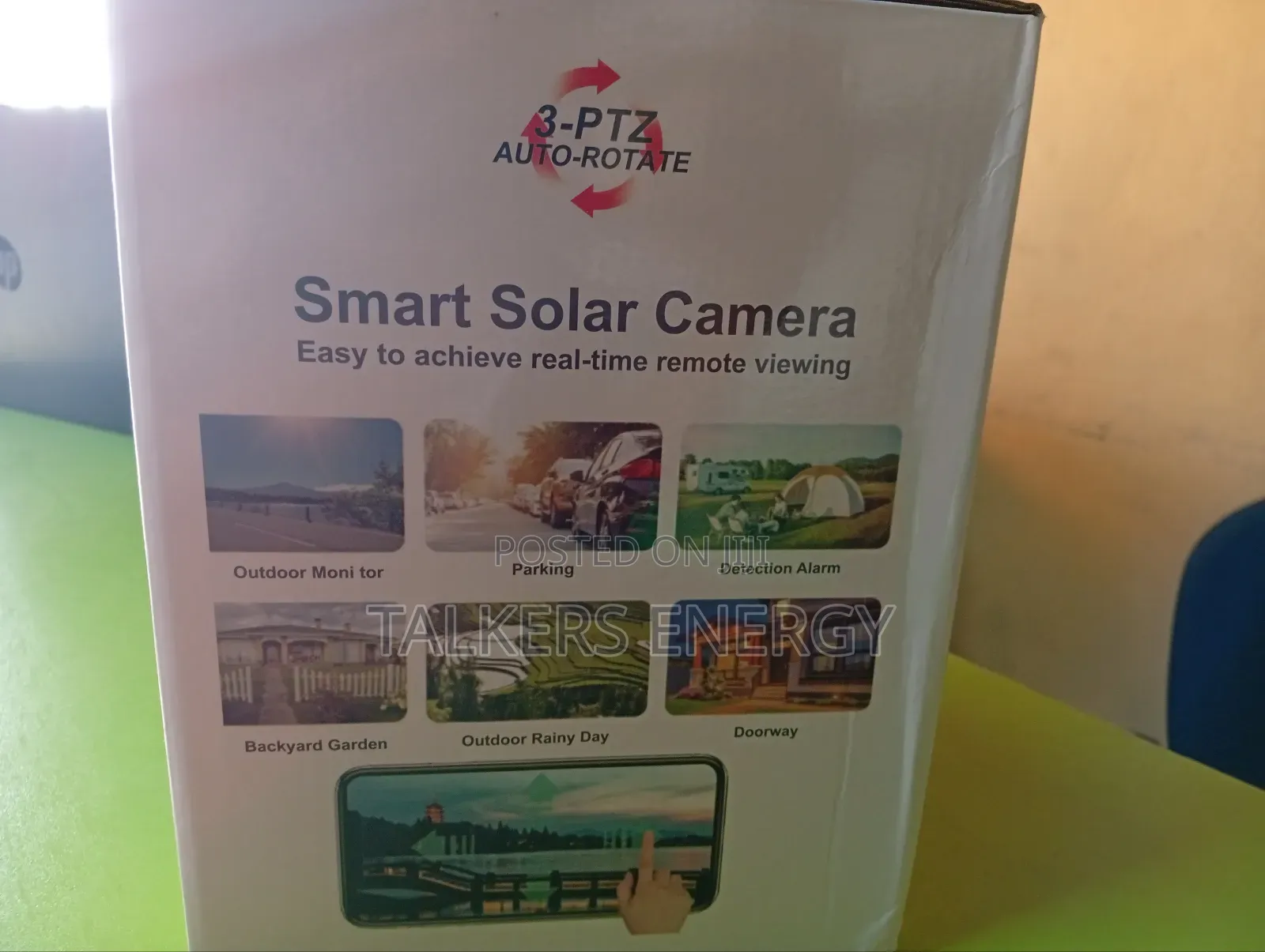 Smart Solar Camera 3 Lenses