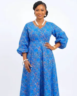 The Ankara Bloom Maxi