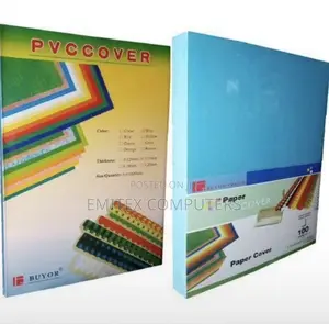PVC Binding Cover A4 A3 (Transparent Colored – Bulk Available)