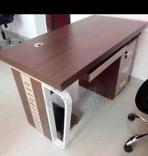 Modern Executive Office Desk, With Drawer