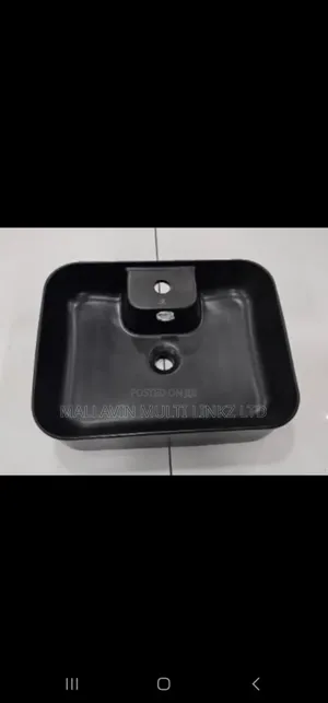Black Countertop Wash Hand Basin