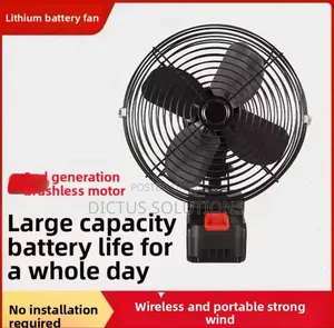 Rechargeable Ox Industrial Fan With Blade and I'mlithium Battery