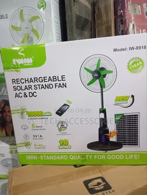 Iwin Solar Rechargeable Fan