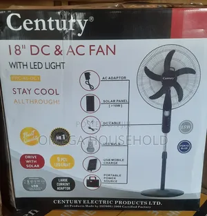 15w 18" Century Ac/Dc Standing Fan