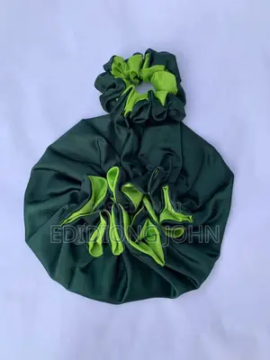 Reversible Hair Bonnets And Scrunchies
