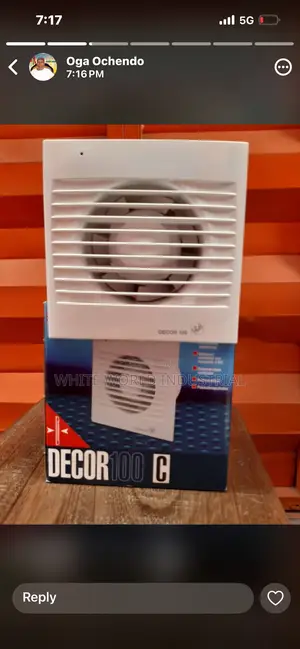 4”Inches Decor Toilet Fan Extractor