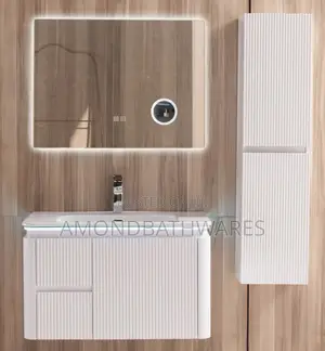 80cm PVC White Cabinet