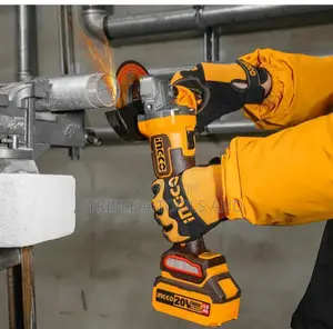 Ingco Cordless Angle Grinder With 4ah Battery Charger