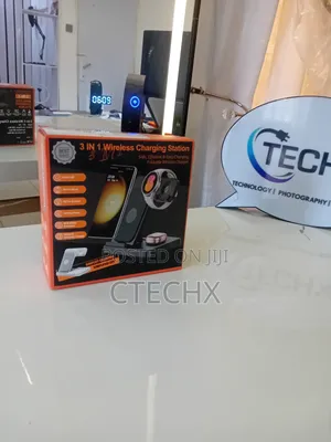 3 in 1 Wireless Charging Station for iPhone, Samsung, Etc