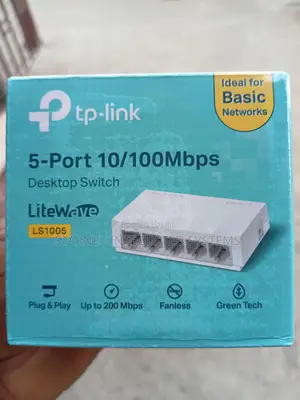 Tp-Link 5 Ports 10/100 Network Switch Ls1005 Lightwave