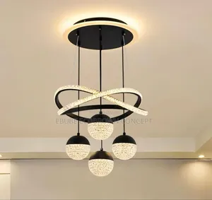 Modern Simple Led European Chandelier Lamp Light Living Room Dinning