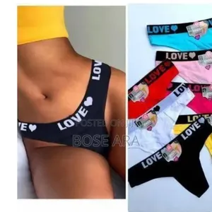 Cotton Sexy Love Gstring for Ladies 4pieces· Thong · Cotton