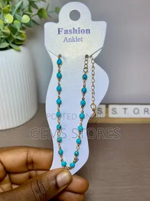 Sweet Cherry Charm Fashion Anklet – Gold-Tone Statement Jewelry