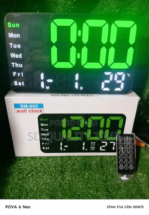Led Digital Wall Table Alarm Clock