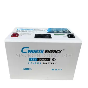 Cworth Energy 12v/200ah/2.56kwh Lithium Battery