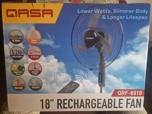 Qasa 18" Rechargeable Fan (Qrf-6918)