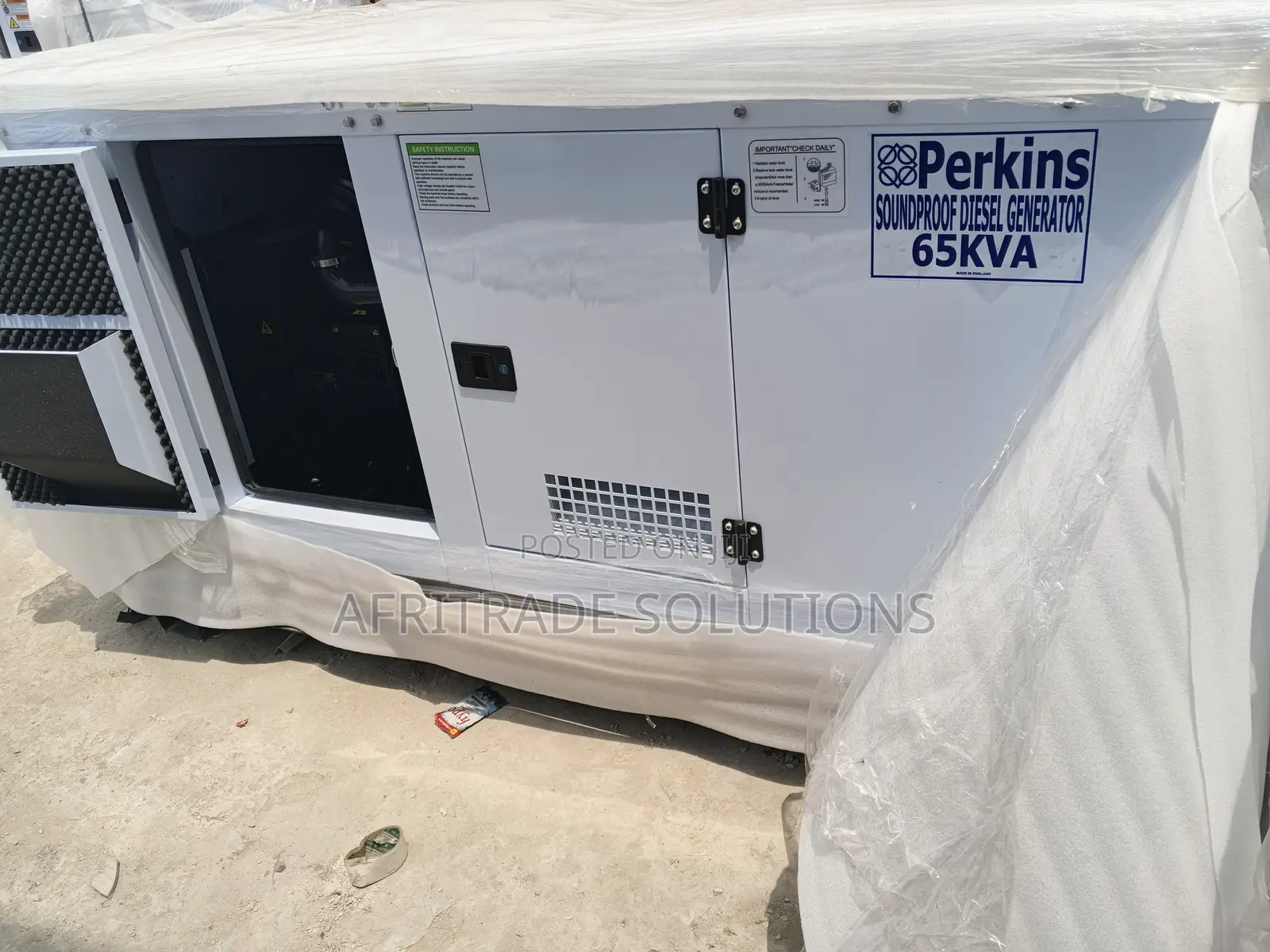 Perkins 65kva Whispermax Generator