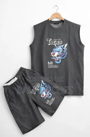 Sleeveless and Short Outfit for Men