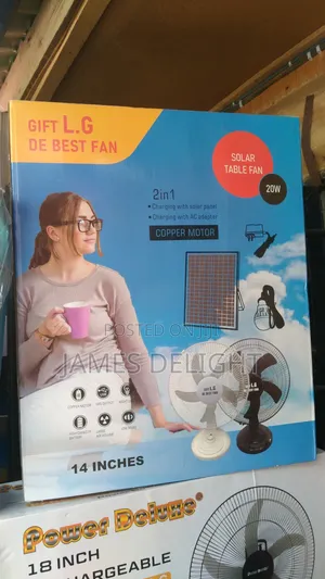 Solar Table Fan