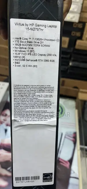 New Laptop HP Victus 15 16GB Intel Core i7 SSD 1T