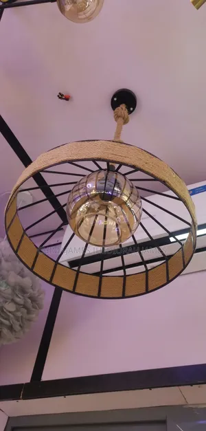 Industrial Pendant Light 30*40*50 Cm Retro Style Led Rope Pendant