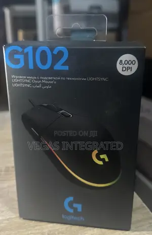 Logitech G G102 Light Sync Gaming Mouse, 8000 Dpi, Rgb