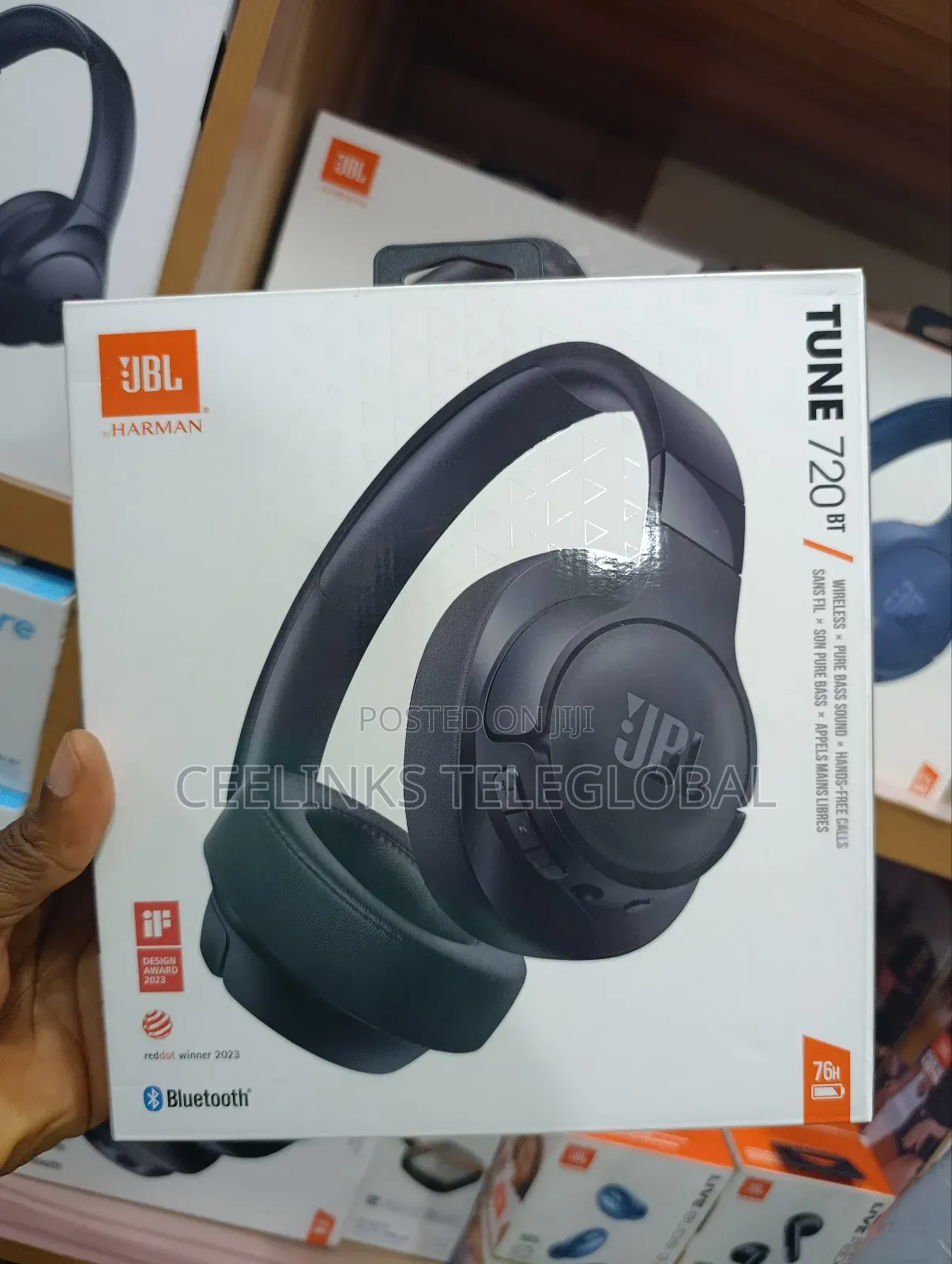 New Jbl Tune 720 Wireless Headset
