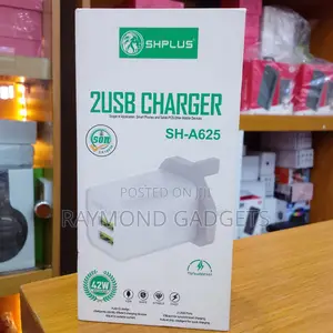 Shplus Sh-a625 Dual Usb Fast Charger – Smart Auto-id Charging