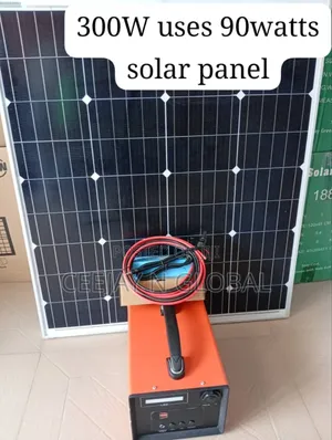 Solar 300w Generator That Uses 90w Solar Panel