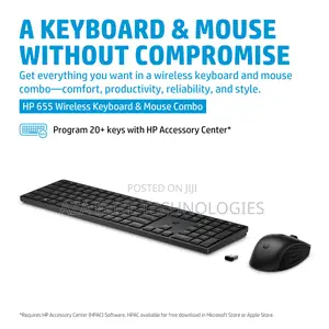 Hp 655 Wireless Keyboard and Mouse Combo