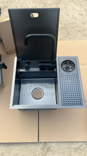 Luxury Multifunctional Kitchen Sink With Waterfall Faucet