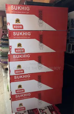 400w Sukhig All-in-One Solar Street Light. Best Importer Distributor